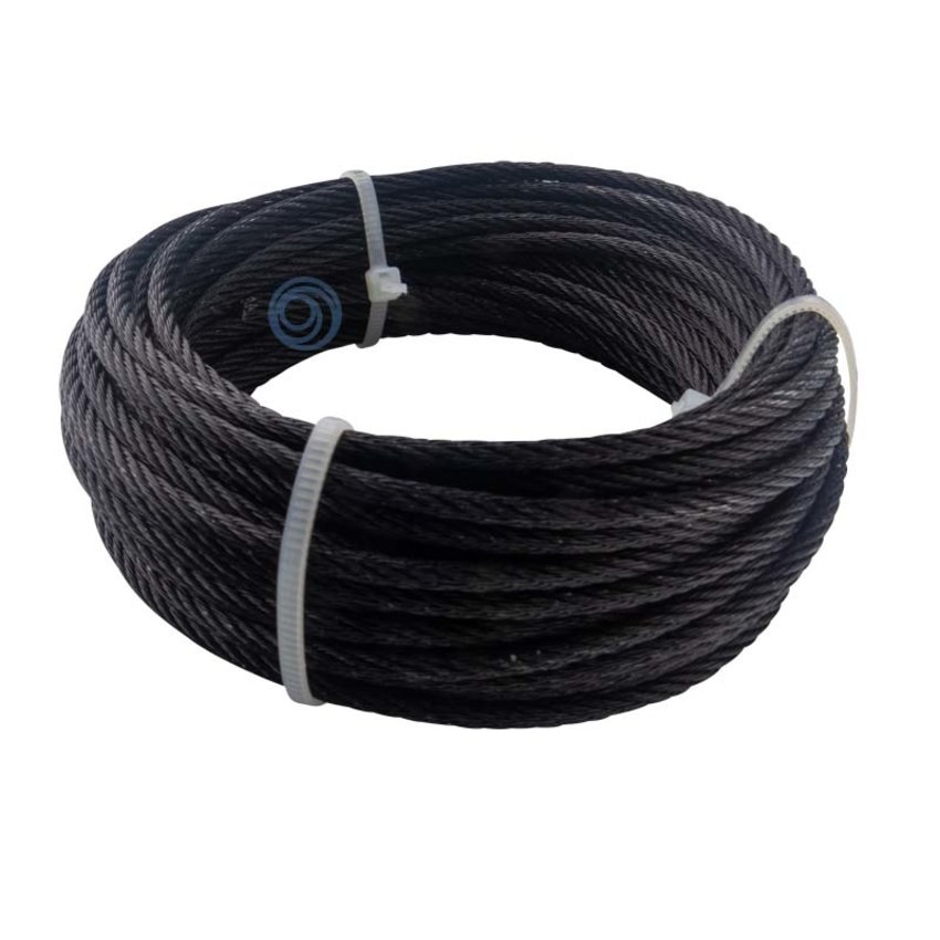 Wire Rope 4mm 10meter on coil black