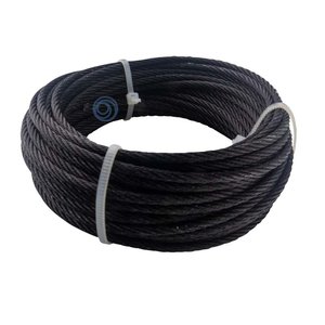 Wire Rope 5mm black 10 meter