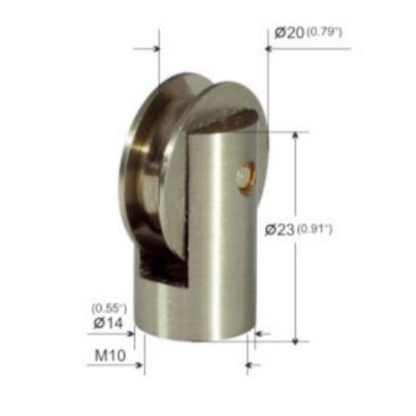 Riemenscheibe mit Gewindeanschluss M10 MF10X1