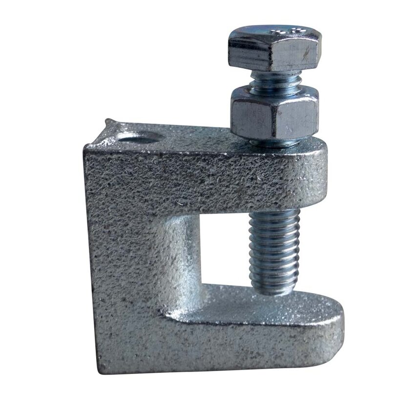 Trägerklammer Halterung aus verzinktem Stahl für Lüftung und andere Systeme M8