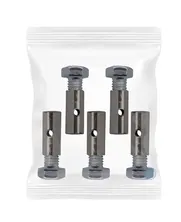 Screw nipple Ø8x15mm per 5 pieces in grip seal bag