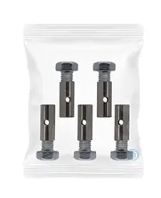 Screw nipple Ø6x14mm per 5 pieces in grip seal bag