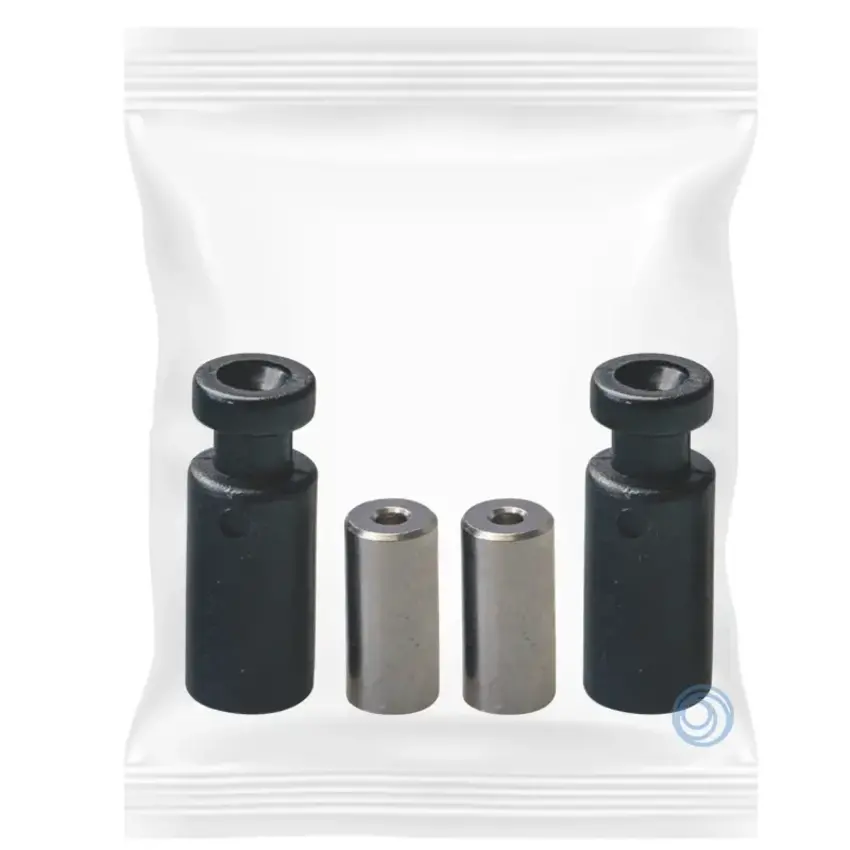 Nylon click ferrule per 2 pieces (incl. 2 pcs necessary BLK1160) in grip seal bag