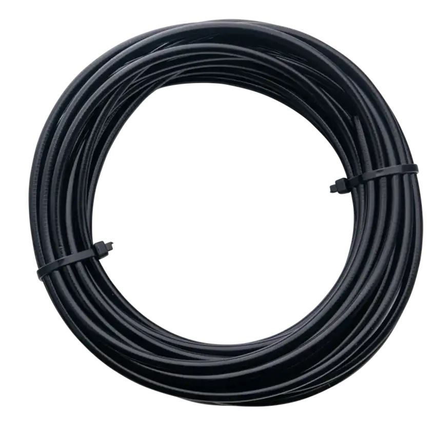 Roll of 10 meters external spiral cable black in grip seal bag