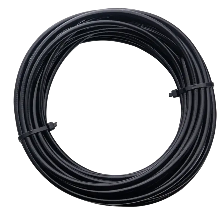 Roll of 10 meters external spiral cable black in grip seal bag