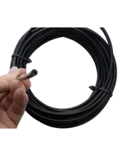 Roll of 10 meters external spiral cable black in grip seal bag