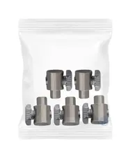 Schraubnippel rechtwinklig pro 5 Stück im Druckverschlussbeutel