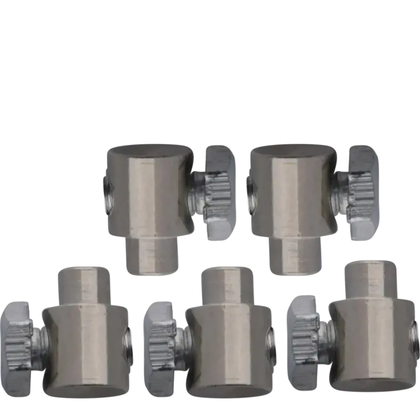 Screw nipple at right angle per 5 pieces in grip seal bag