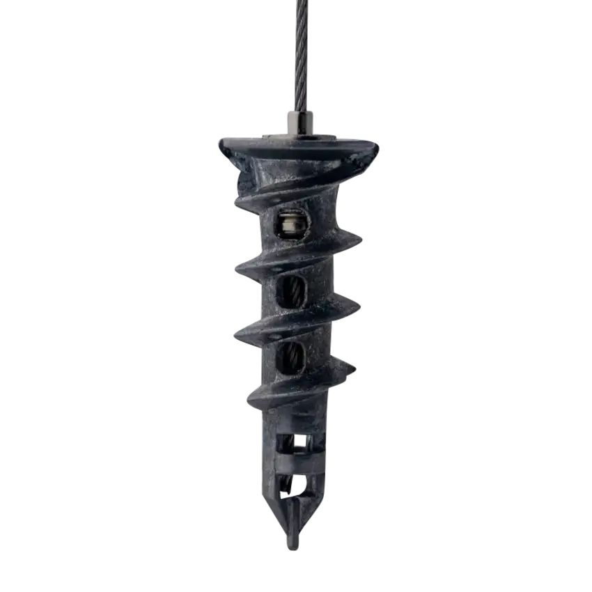 Suspension system steel cable acoustic with screw