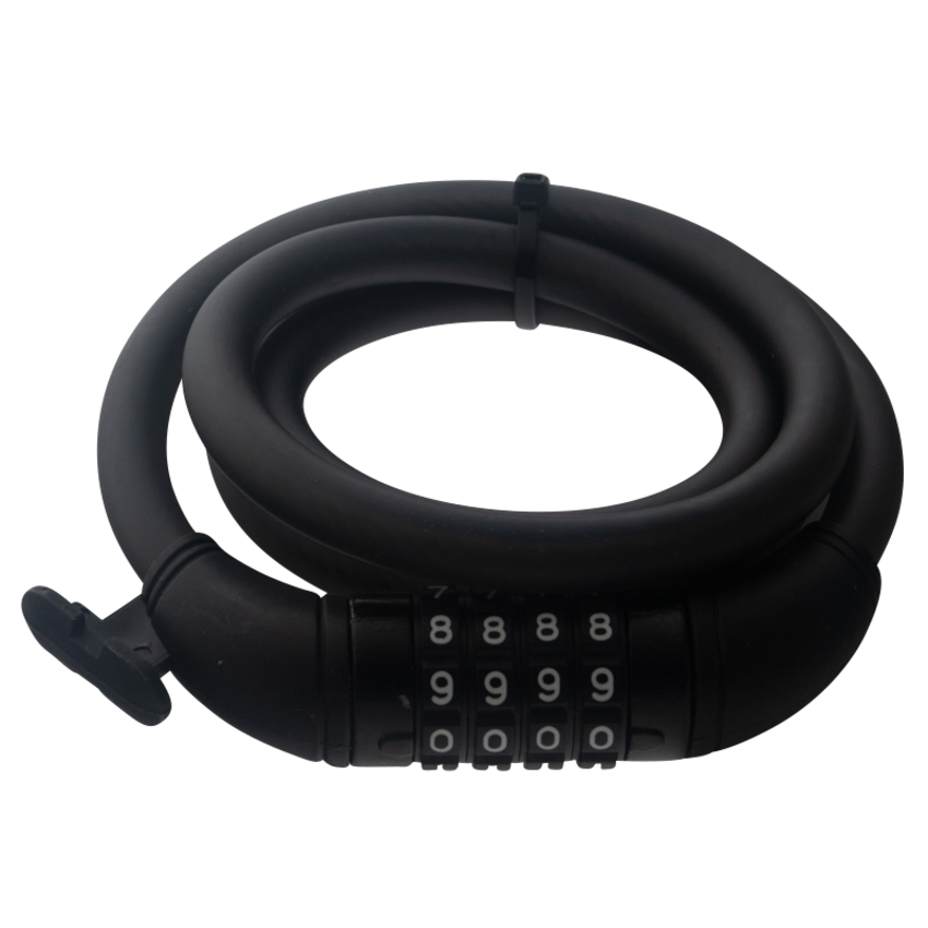 Staalkabel met cijferslot 12mm x 1.20 meter