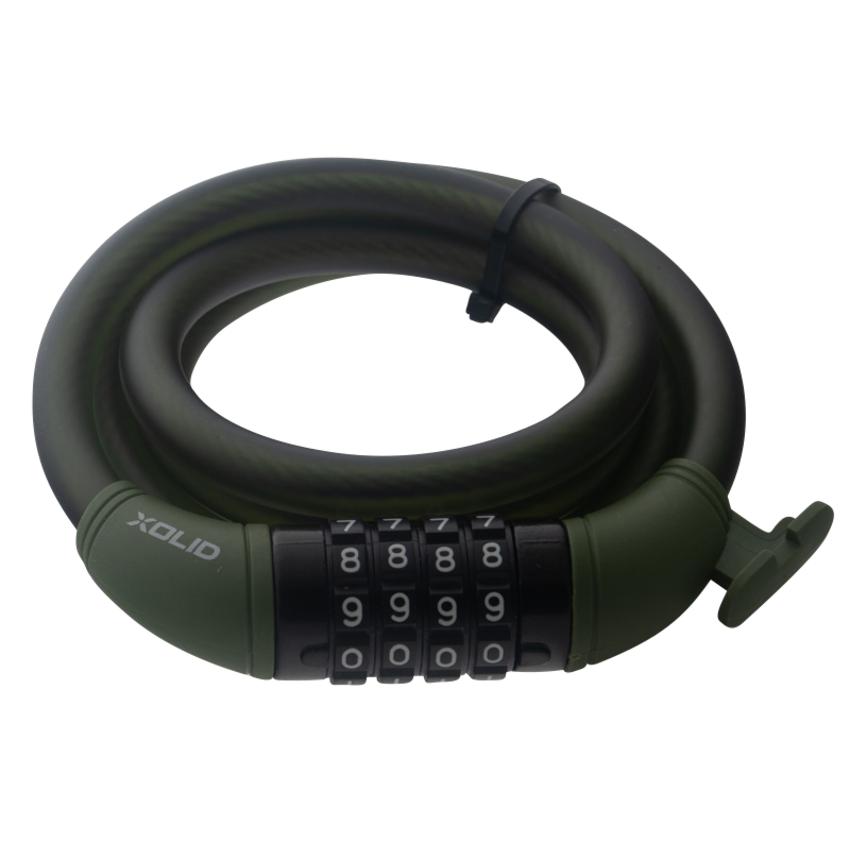 Staalkabel met cijferslot 12mm x 1.20 meter