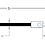 Plastic-coated steel cable with carabiner