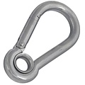 Snap Hook stainless 4x40 with eye
