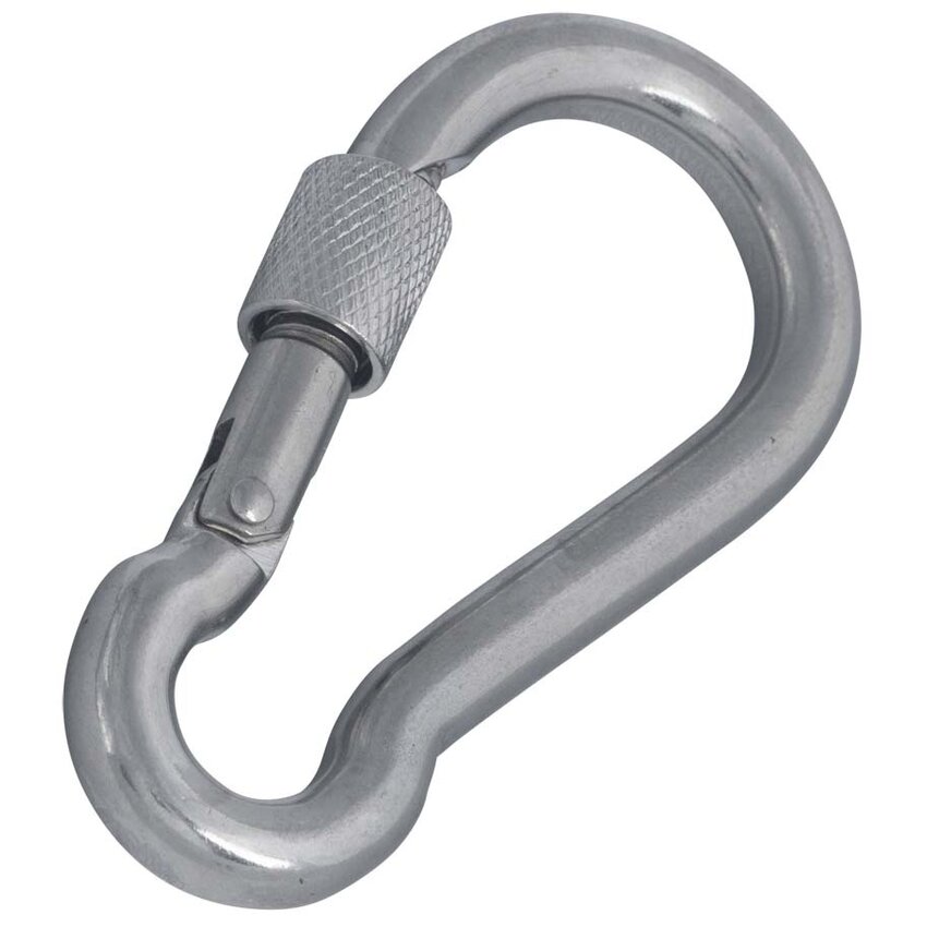 Snap Hook Stainless with screw 4x40mm