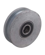 Cast iron wheel or disc with square groove Bearing 75mm