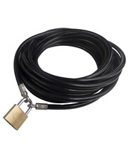 Tuinmeubel cables 20m black + lock