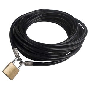 Slimline terracecable 20m black + lock