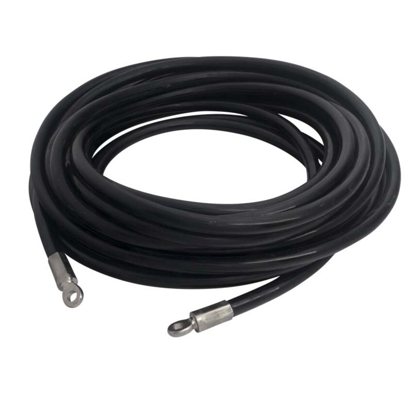 Tuinmeubel kabels 20m zwart