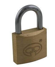 Padlock 30mm keyalike brass