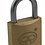 Padlock 30mm keyalike brass