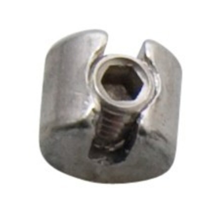 RVS316 Staalkabel Klemstopper 6mm voor Zware RVS Kabelconstructies