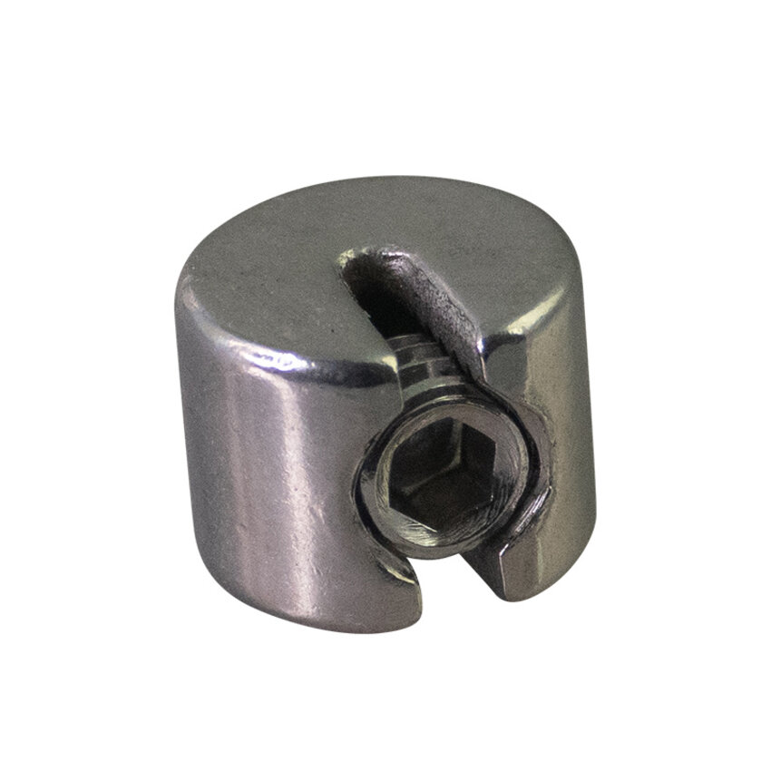 Stainless Steel 316 Wire Rope Clamp Stopper 6mm for Heavy Stainless Steel Cable Constructions
