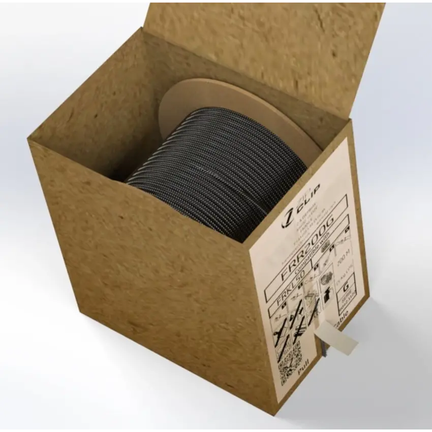 Black Steel Cable on  2mm 100 Meters in a dispenser box