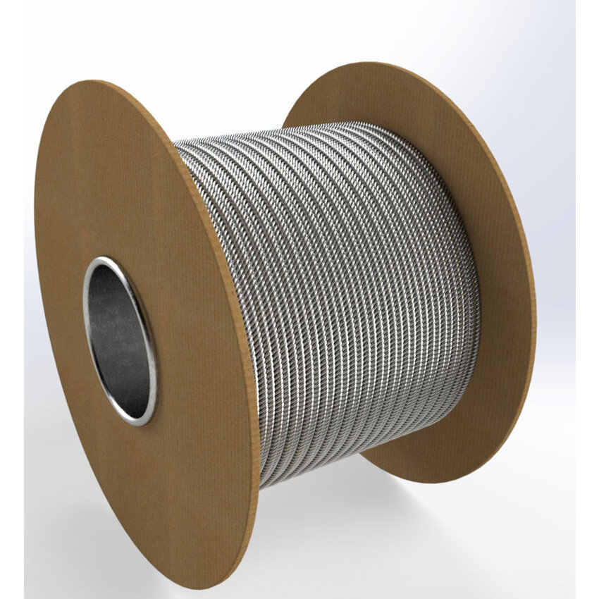 Steel cable 2mm, 100 meters in a dispenser box