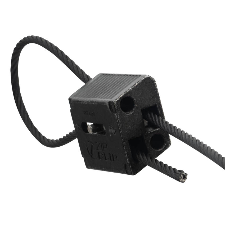 Black Automatic Cable Gripper, Suitable for 4mm Steel Cable