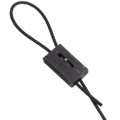 Zip Clip Black Cable Gripper 4mm