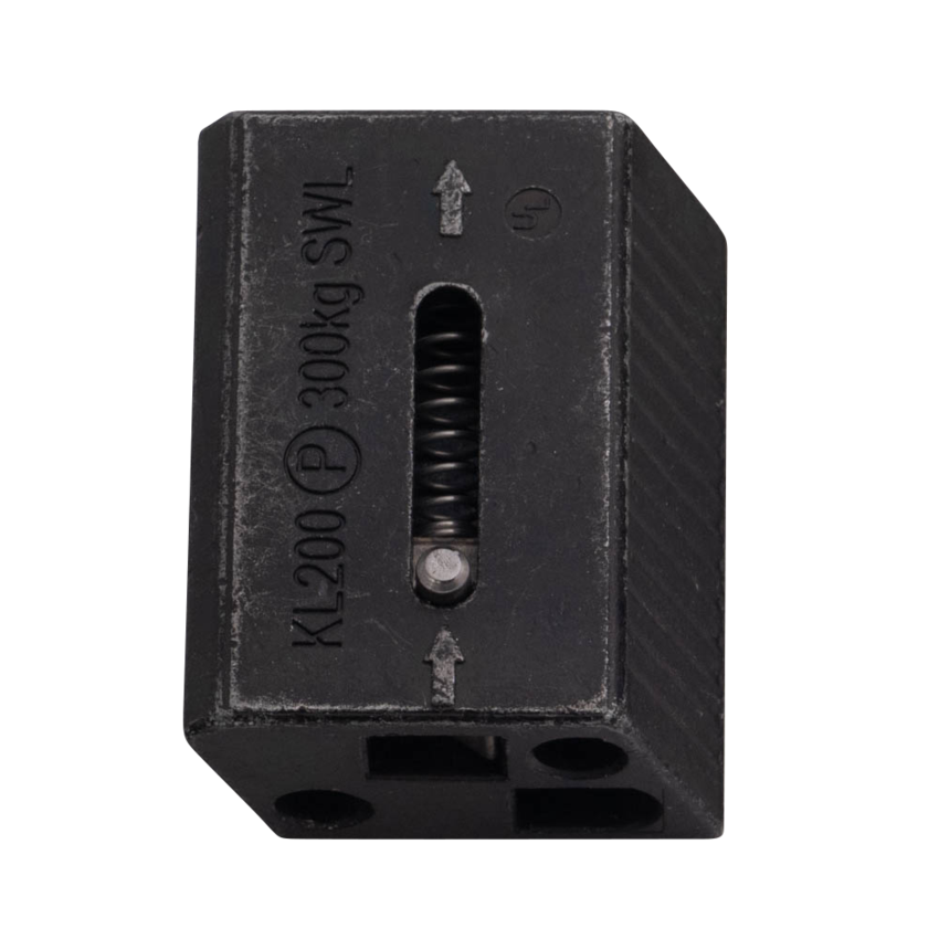 Zwarte Automatische Kabelgripper, Geschikt voor 4mm Staalkabel Type P