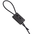 Zip Clip Schwarzer Kabelgreifer 2mm