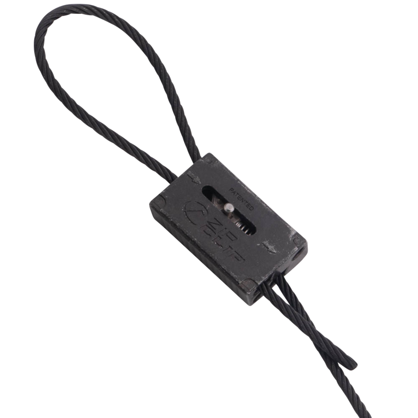 Black Automatic Cable Gripper, Suitable for 1.2 mm Steel Cable