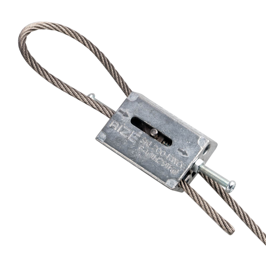 Zip Clip Rize Lockable Automatische kabelgripper voor 3mm staalkabel