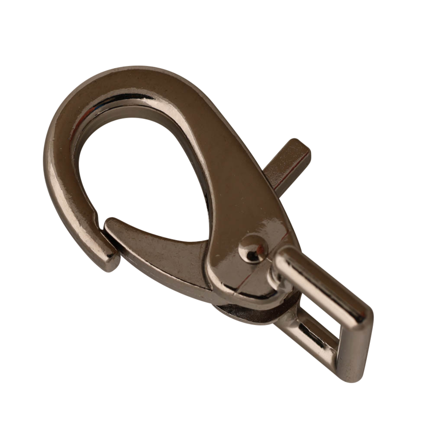 Cliphook with rechtCornerige clip nickel-plated 22mm