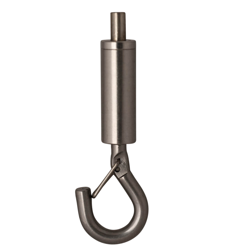 Suspension System Hook Stainless Steel with Spring Clip and Side Exit