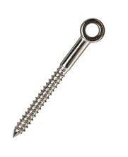 stainless screw-eye  6x60mm stainless