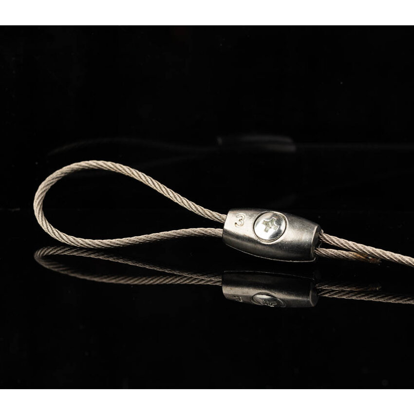 Egg shape wire clamps 2mm