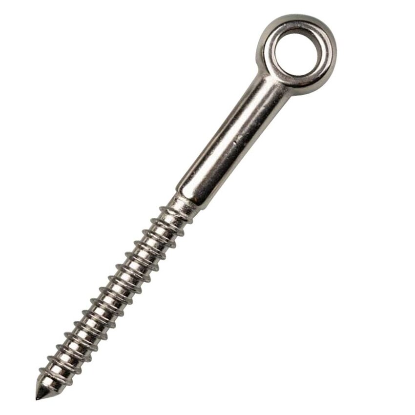 stainless screw-eye 10x100mm stainless