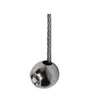 stainless Endstops Ball-shaped for   2 and 3mm Wire Rope