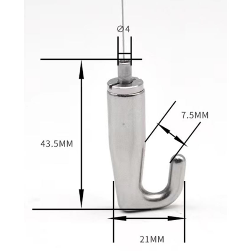 Drahtseilhalter Malerei Moses