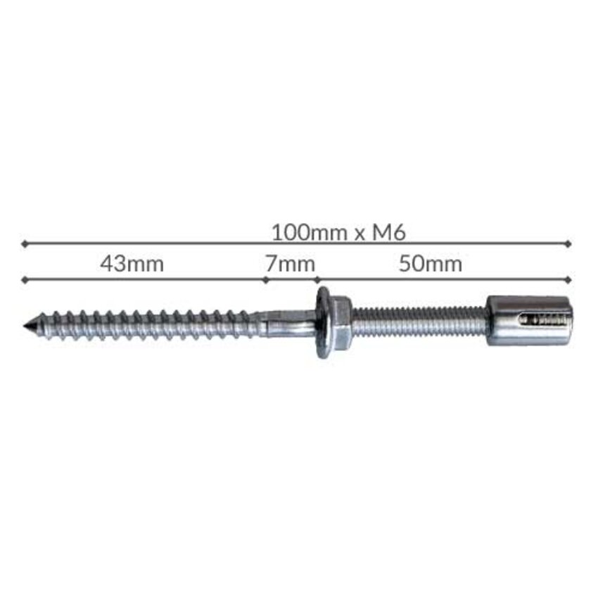 Clematisführung Kletterhilfe Kreuzschraube Edelstahl Gitter 2mm Paket