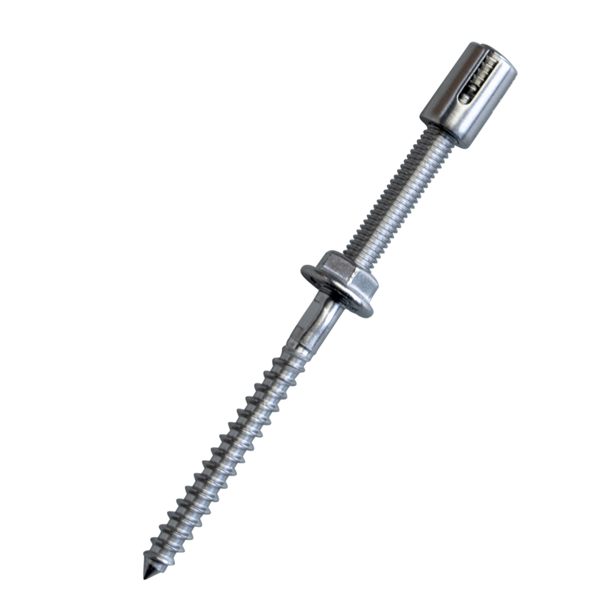 Blauregen Wisteria Leitungspaket Kletterhilfe Kreuzschraube Edelstahl Spalier 4mm Paket