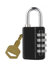 Combination Padlock with Key for Post-Opening