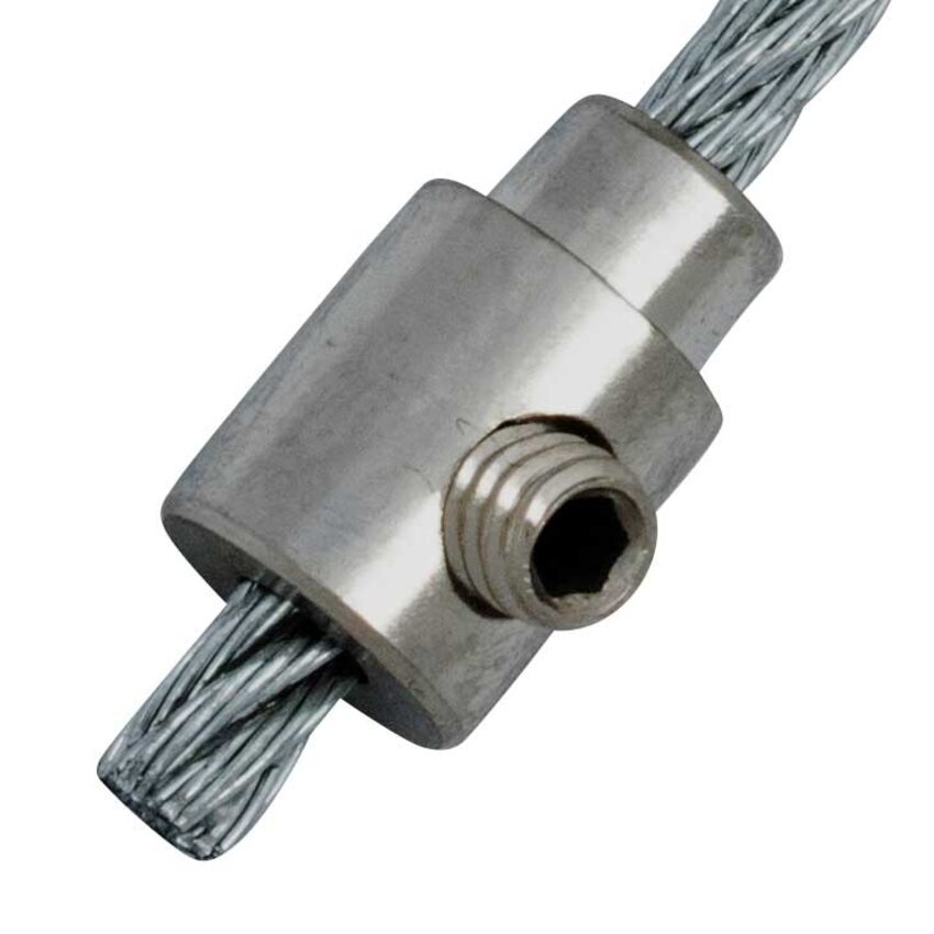 Wire fastener with Allen bolt | Schraubnippel | Cable nipple