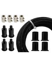Black extractor hood suspension system bundle