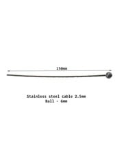 Wire Rope with ball shape  finalisation