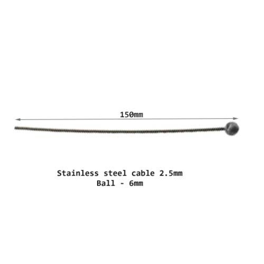 Wire Rope with ball shape  finalisation