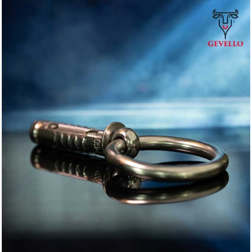 Stainless steel Wall Anchor for attaching chains or cable locks