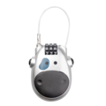 Technx Retractable steel cable with combination lock